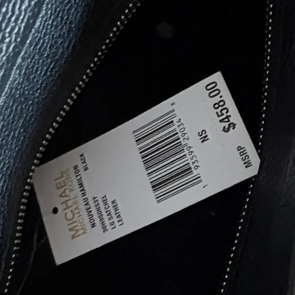 Michael Kors Black Studded Tote - Picture 2 of 6